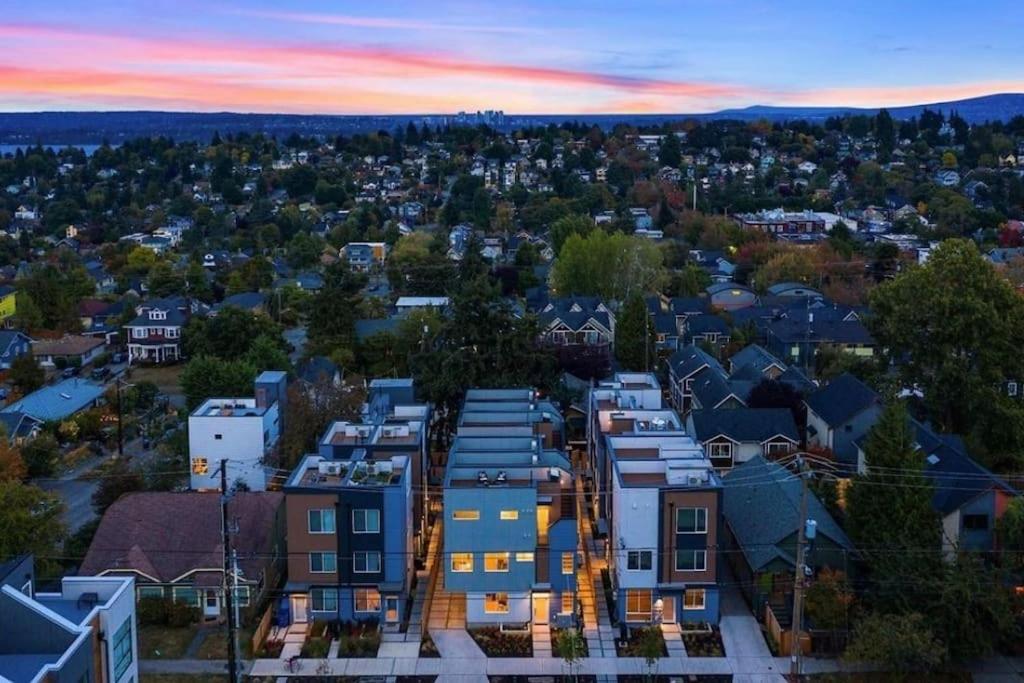 New Modern Nordic Style Home, View, Rooftop Deck Seattle