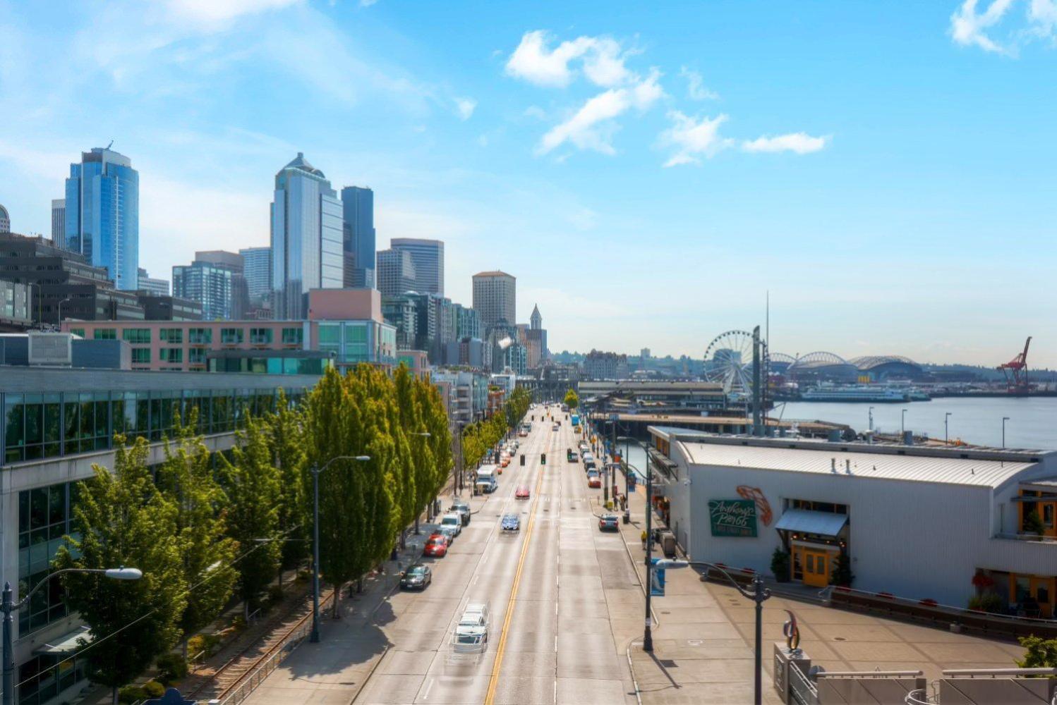 Space Needle Downtown Modern Story Penthouse Apartment