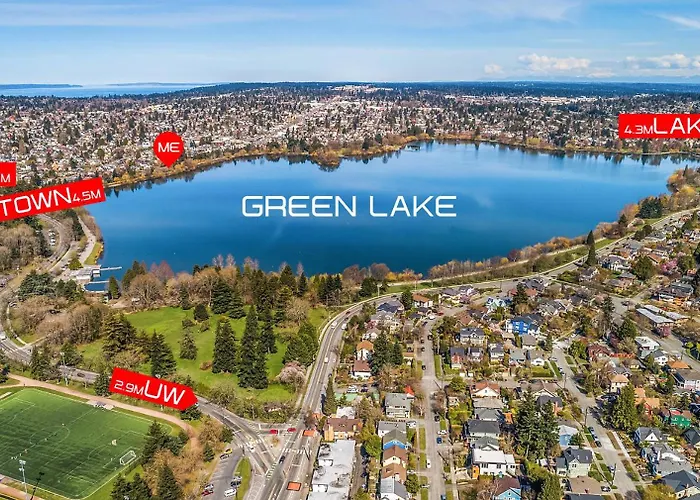 Green Lake 1St Line Home C Full Modern Remodeled