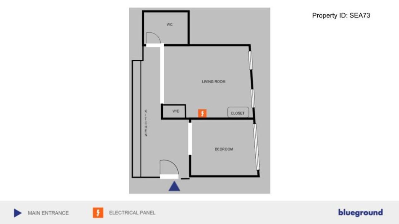 Apartment Belltown Studio W Gym Rooftop Sun Deck Sea-73 Seattle