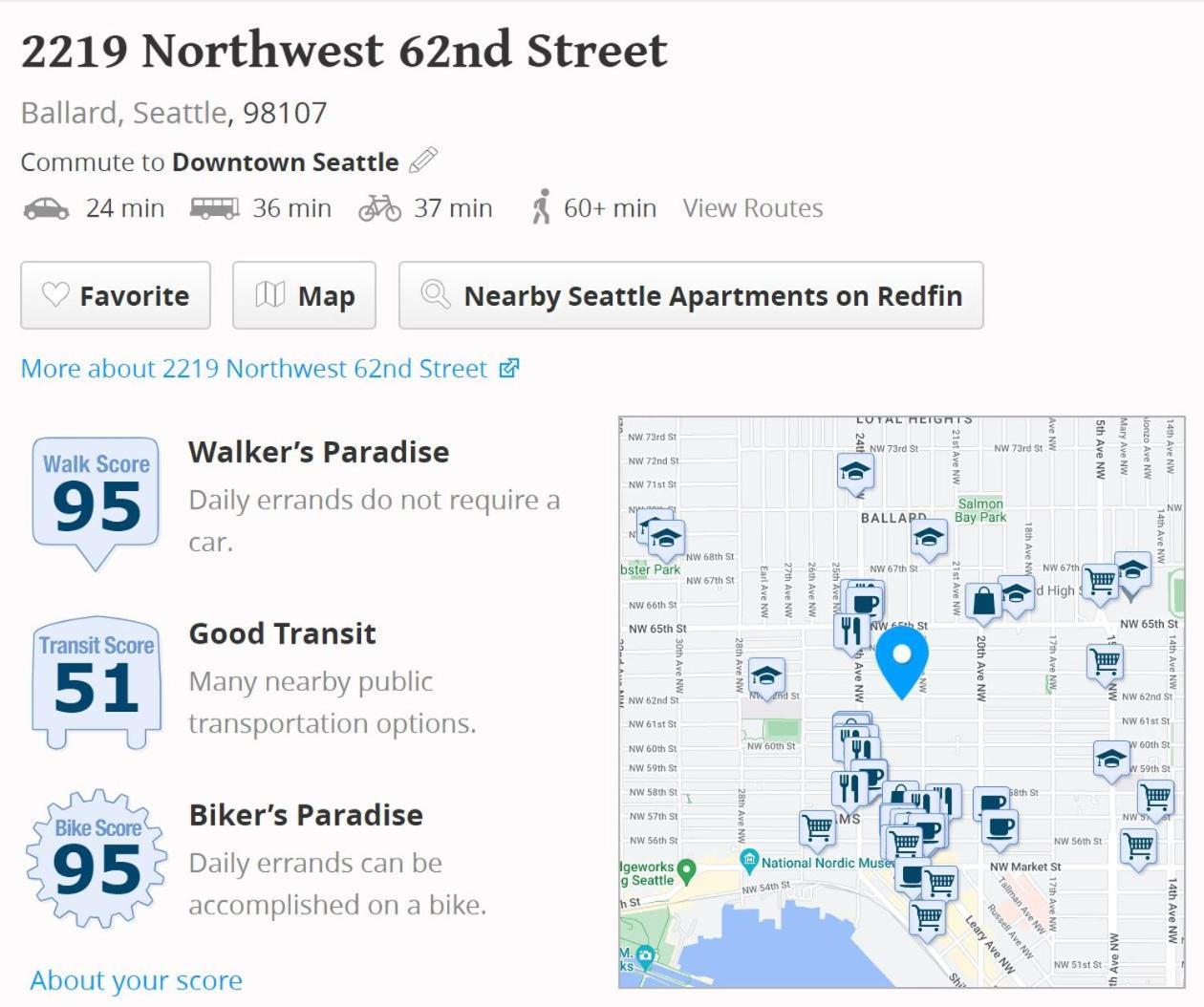 Holiday home Cozy Industrial In Ballard, Walk Score 95!