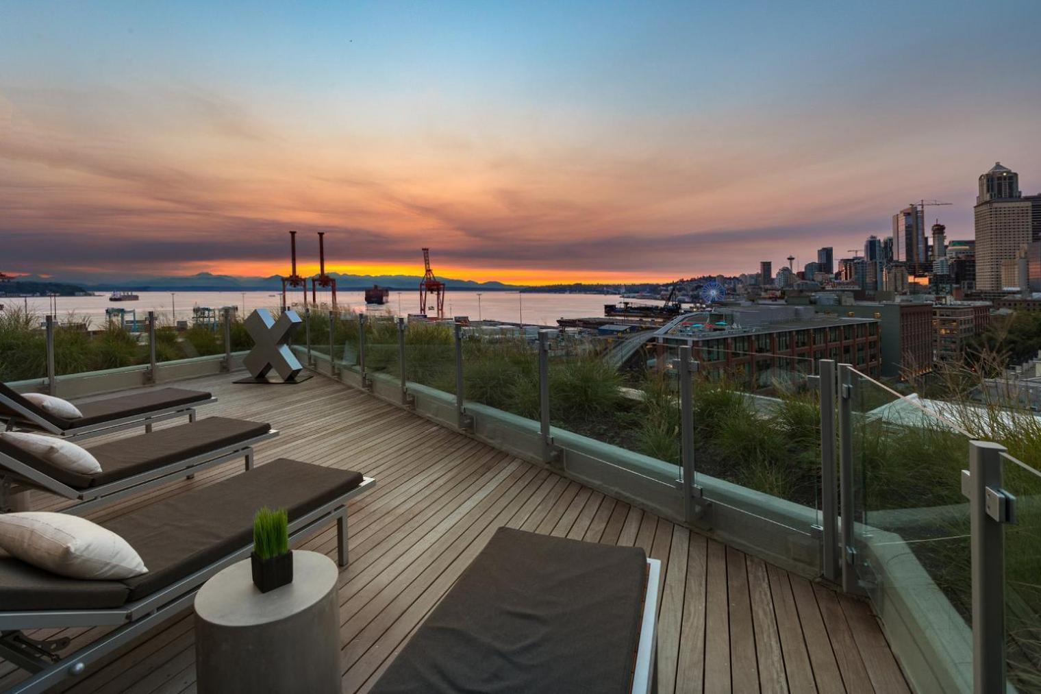 Apartment Pioneer Sq 1br W Wd Gym Bbq Sound View Sea-157 *